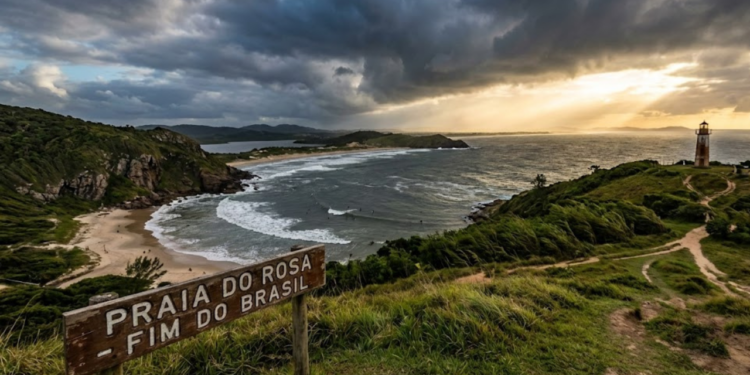 Com mar agitado e preservação ambiental rigorosa, uma das Baías Mais Belas do Mundo encanta com sua beleza em Santa Catarina