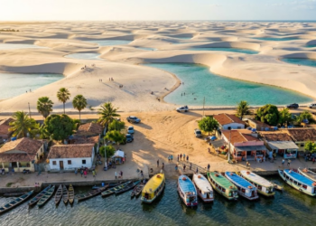 O maior campo de dunas da América do Sul esconde lagoas que somem e voltam todos os anos criando novos cenários