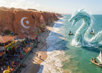 A terra no Nordeste onde nasceu o Dragão do Mar abriga paredões de 30 metros e uma rua apelidada de “Broadway” à beira da praia
