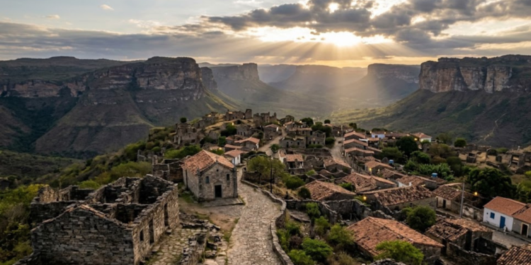 A “Machu Picchu Brasileira” é uma vila quase fantasma que foi de 9 mil para 400 moradores com a queda do garimpo na Bahia