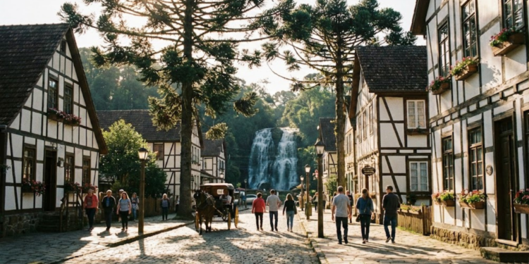 Localizada a apenas 55 km de Porto Alegre, a “Cidade das Flores” é detentora da maior coleção de casas enxaimel do Brasil.