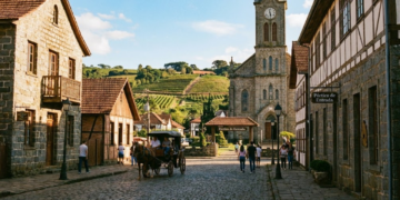 A pequena cidade da Serra Gaúcha que produz mais uvas que qualquer outra da América Latina e mantém um idioma único