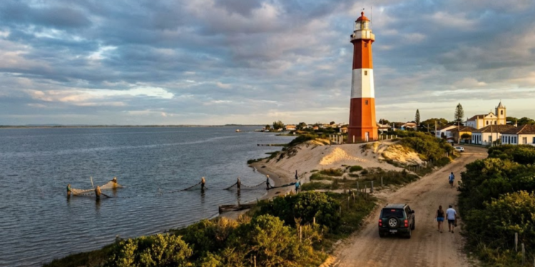 Com aves que migram do Alasca à Patagônia, essa cidade do Sul é um refúgio com uma lagoa essencial para alimentação dessas aves