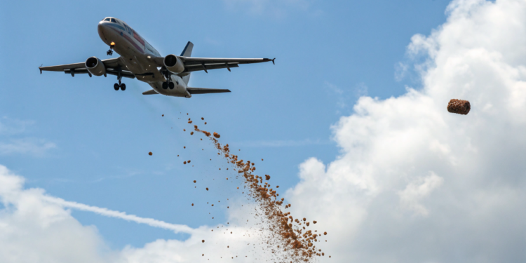 O que acontece se você der descarga em um avião a 10 mil metros de altura
