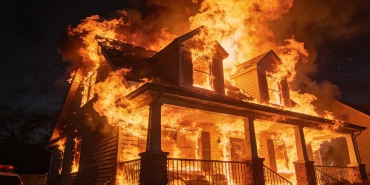 O que significa ser consumido pelo fogo em um sonho?