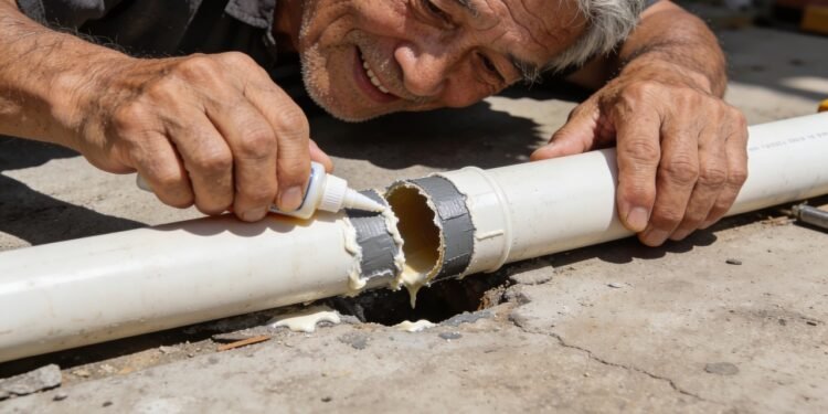 A solução que usa bicarbonato de sódio criada por um encanador de 65 anos para resolver vazamentos