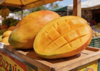A fruta doce tropical que pode ajudar a digestão e proteger as células do corpo