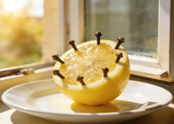 O item de cozinha que você espeta no limão para impedir que moscas entrem na sala no calor