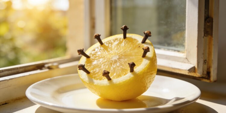 O item de cozinha que você espeta no limão para impedir que moscas entrem na sala no calor