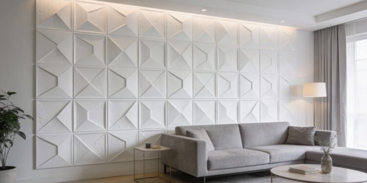 Nem gesso, nem papel de parede, os novos painéis que transforma sua casa com fita dupla face