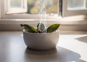 Como a queima de folhas de louro e cravo-da-índia neutraliza os odores de fritura e transforma a atmosfera de qualquer divisão