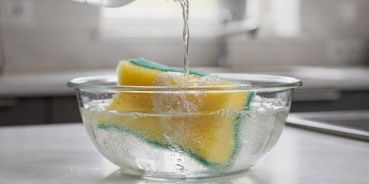 O perigo da esponja de cozinha: por que aquecê-la no micro-ondas não mata as bactérias (e piora tudo)