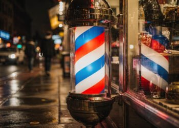 Pouca gente sabe o verdadeiro significado do símbolo colorido das barbearias