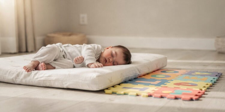 Montessori em casa: por que colocar o colchão no chão (e não no berço) ajuda no desenvolvimento motor