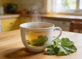 Chá natural que ajuda a suavizar garganta irritada e promove sensação de conforto