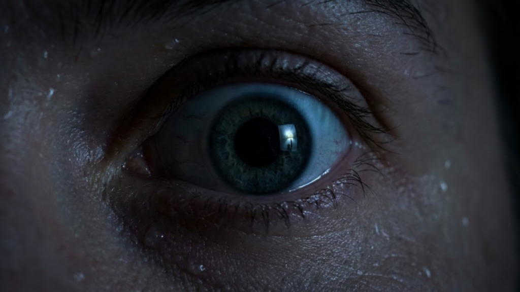 Espelho posicionado de frente para a cama afetando a qualidade do sono profundo durante a noite