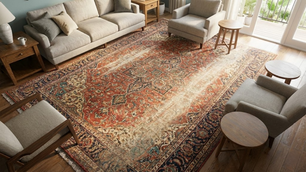 Representação de rotas naturais de circulação em um ambiente interno organizado