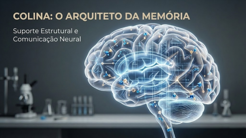 Representação gráfica do desenvolvimento cerebral fetal fortalecido por nutrientes essenciais
