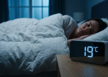 Quarto climatizado com temperatura ideal para o descanso físico e mental profundo durante a noite