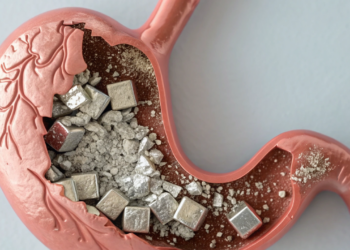 O órgão do seu corpo que produz um ácido capaz de dissolver metal