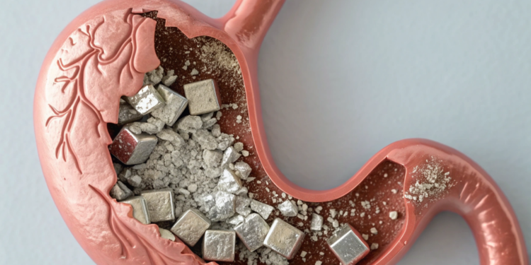 O órgão do seu corpo que produz um ácido capaz de dissolver metal