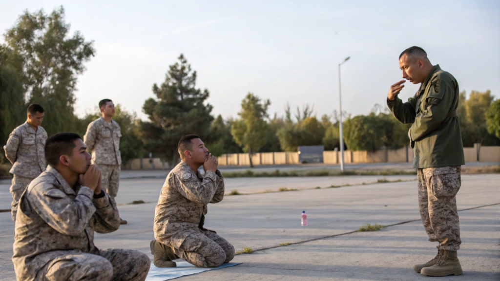A técnica de respiração que militares usam para não perder o controle sob pressão
