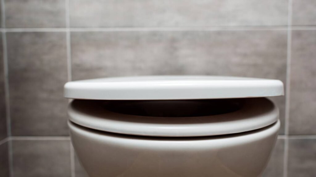 Maneira correta de posicionar o aromatizador na borda interna do vaso sanitário