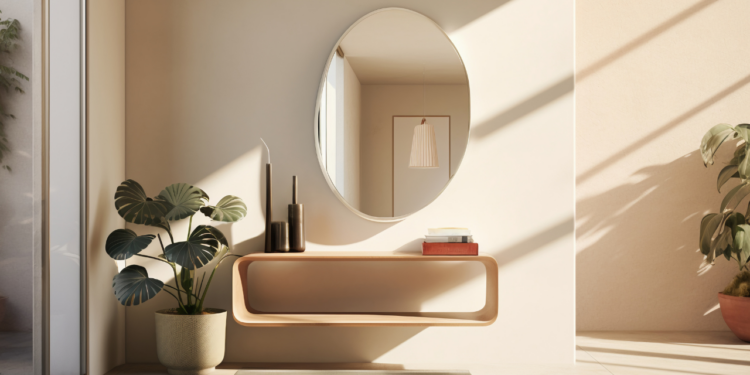 O lugar na casa onde você nunca deve colocar um espelho, de acordo com o Feng Shui