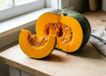 Com o objetivo de fornecer Vitamina A, a abóbora assada cria um escudo contra a perda de visão e o envelhecimento precoce do rosto