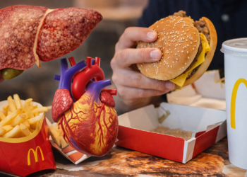 O que acontece com o fígado e a saúde cardiovascular de quem consome McDonald's com frequência