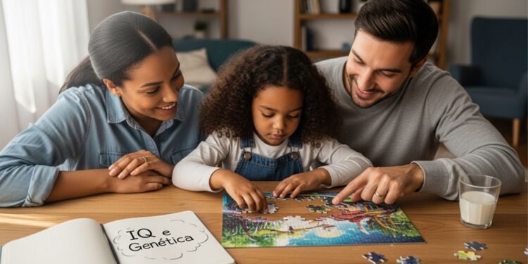 De qual dos pais os filhos herdam a inteligência?