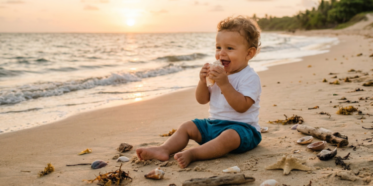 Principais nomes de bebês inspirados no mar que os pais adoram