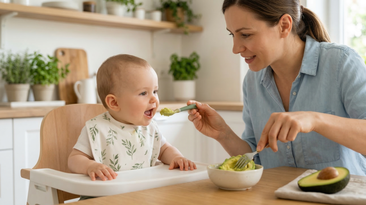 Por que o abacate pode ser a melhor primeira mordida para o seu bebê
