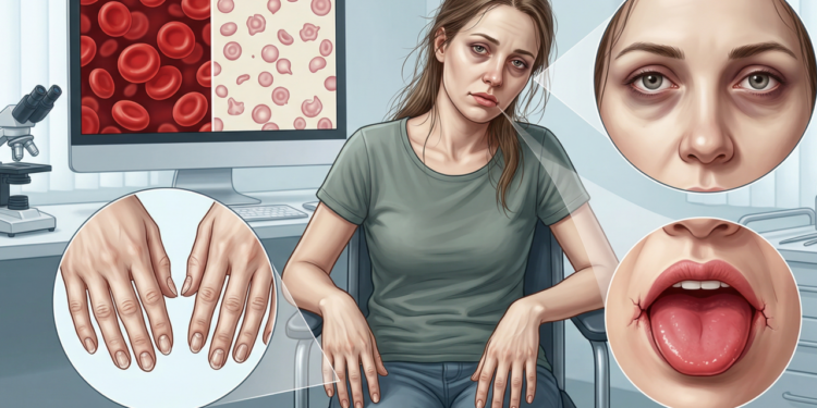 O que o corpo começa a mostrar quando o ferro está em falta no organismo