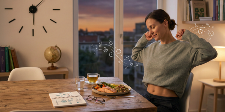 O melhor horário para jantar e evitar acúmulo de gordura abdominal, segundo a ciência