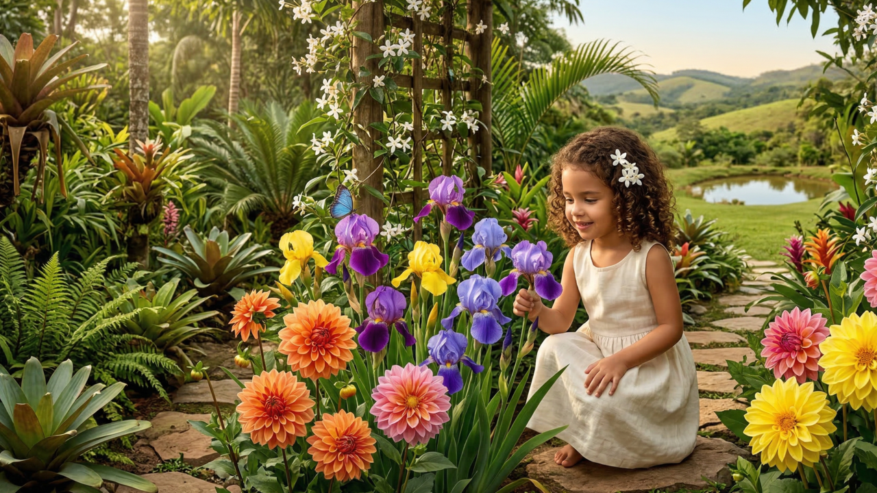 Principais nomes de bebês inspirados em flores tropicais que os pais adoram