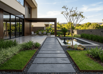 Paisagista afirma, nem jardins muito cheios nem minimalistas demais, esse equilíbrio com plantas deixa o espaço mais bonito