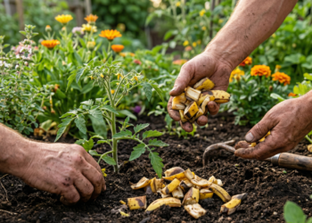 Não jogue fora cascas de banana, elas podem transformar suas plantas e poucos sabem
