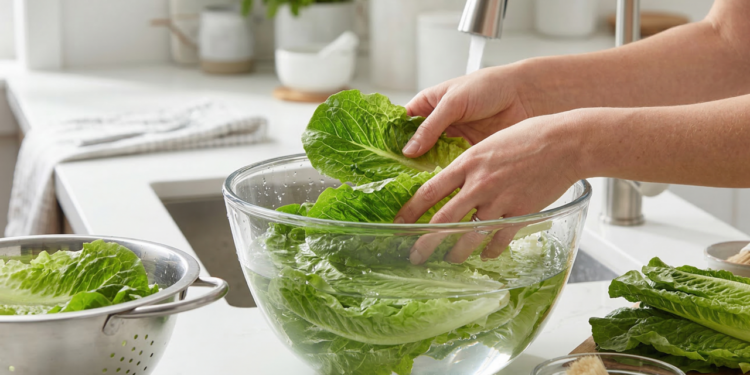 Como lavar alface para remover bactérias e resíduos de pesticidas do jeito certo