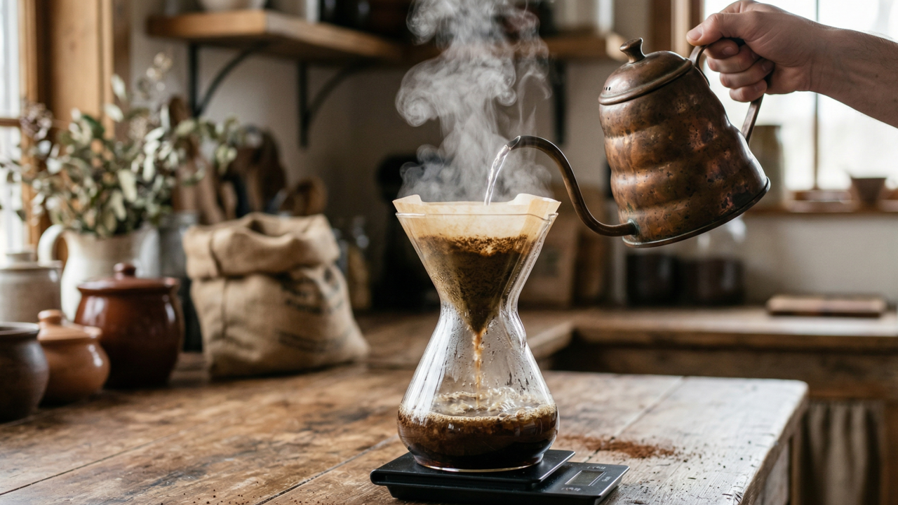 Baristas profissionais concordam, para deixar o café mais doce sem açúcar, o segredo é controlar a temperatura da água