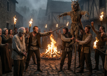 O que significa a frase “As pessoas gostam de inventar monstros e monstruosidades”, dita em The Witcher, e como ela critica a natureza humana