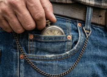 Poucos sabem, mas o botão pequeno no bolso do jeans foi criado originalmente para guardar relógios de bolso