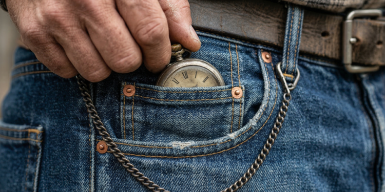 Poucos sabem, mas o botão pequeno no bolso do jeans foi criado originalmente para guardar relógios de bolso