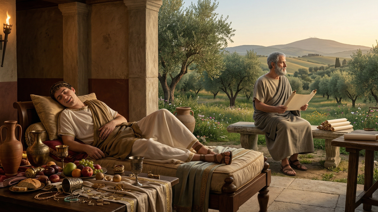 O ensinamento de Aristóteles que explica por que você nunca se sente completamente satisfeito