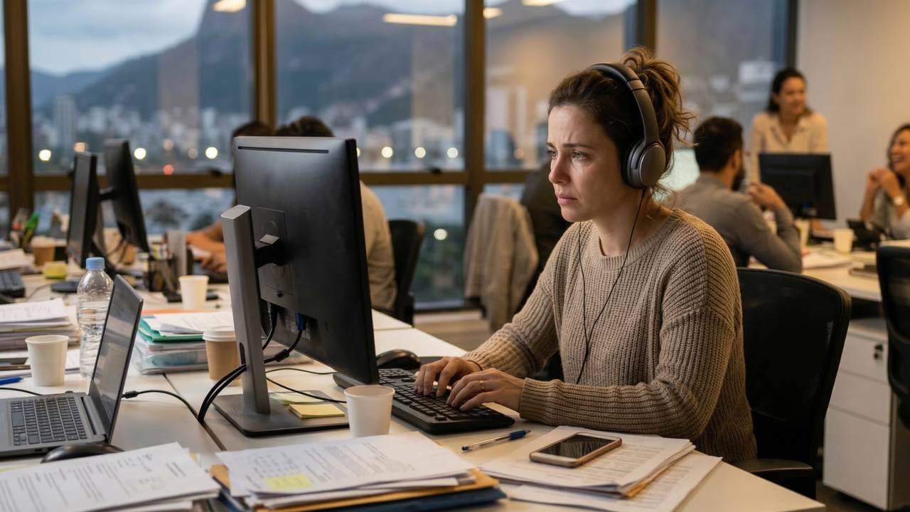 A maioria das pessoas não percebe que quem trabalha demais não está apenas sendo produtivo, está assumindo um papel emocional dentro do sistema