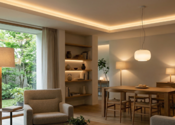 O lugar na casa onde você nunca deve colocar luz forte, de acordo com o Feng Shui