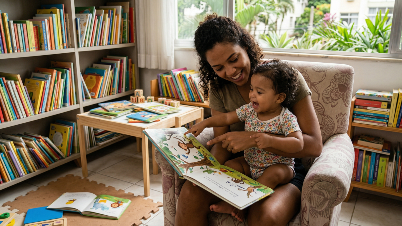 Crianças que desenvolvem linguagem mais cedo costumam ter contato frequente com leitura nos primeiros anos, aponta estudo