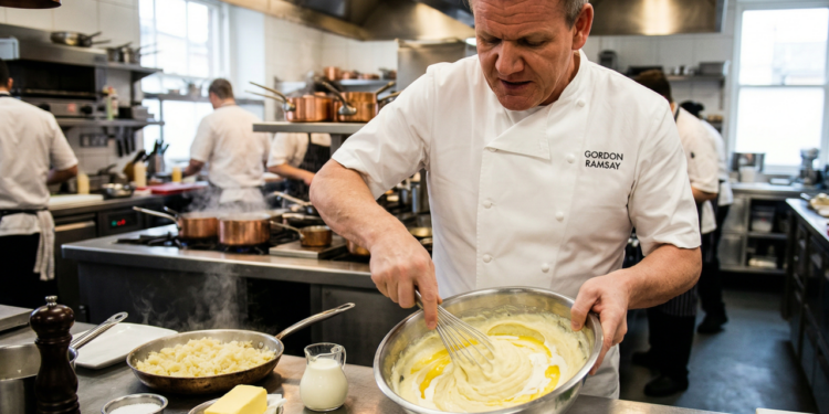 Gordon Ramsay: “O purê de batata mais cremoso não leva água, leva manteiga e técnica no ponto certo”