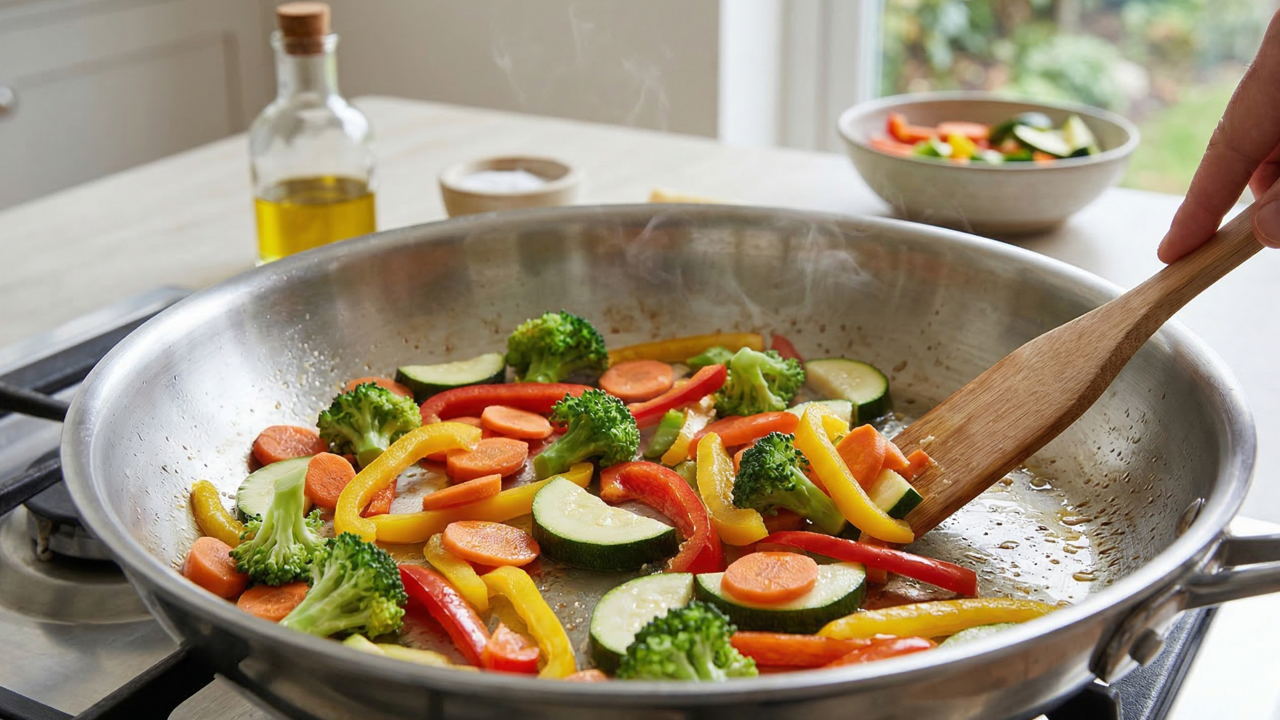 Chef Rita Lobo: “Legumes refogados não precisam ficar moles; o ponto ideal preserva nutrientes e textura crocante”