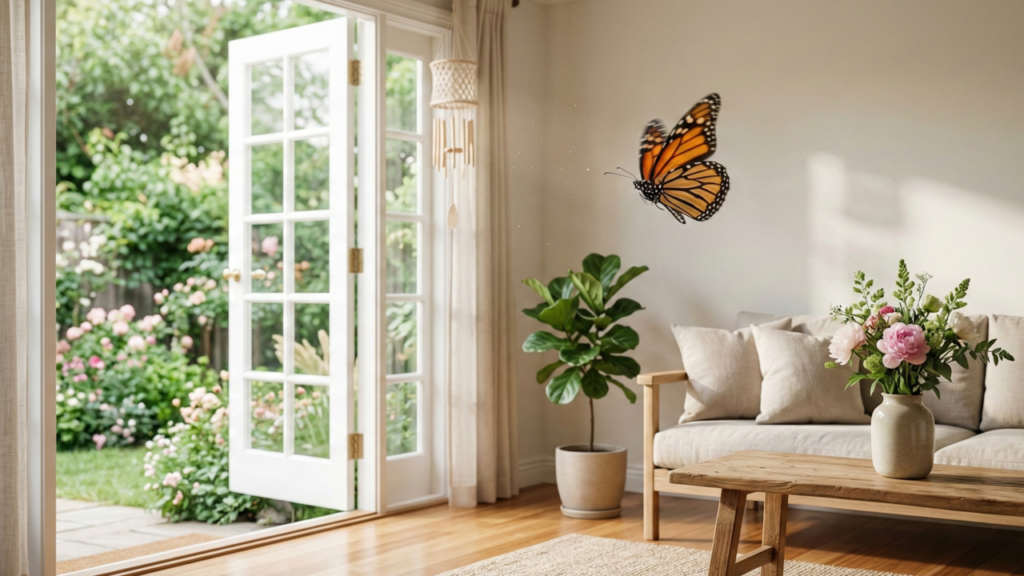 O que significa quando uma borboleta entra em sua casa, de acordo com o Feng Shui